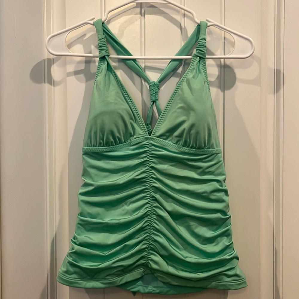 Athleta mint green tankini